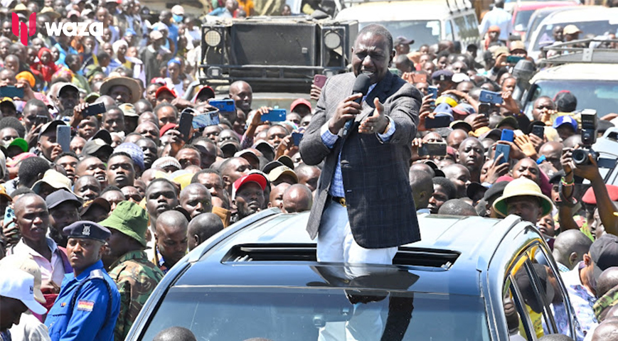 Two People Arrested For Heckling During President Ruto’s Bomet Tour